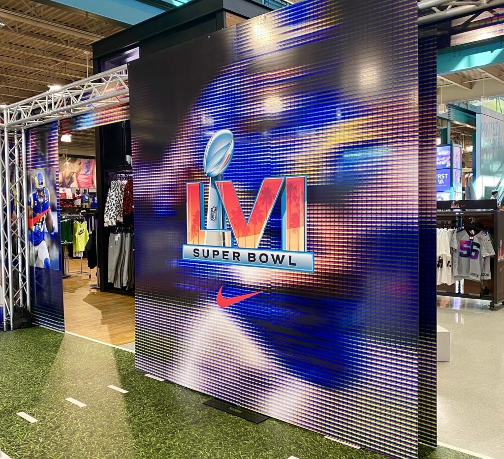 Super Bowl LVI Printed Retail Signage